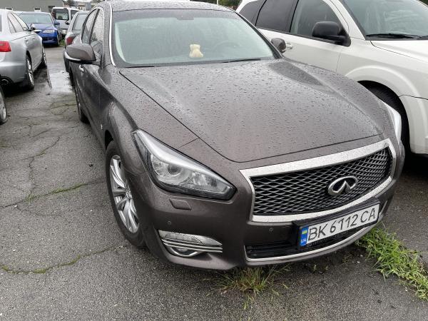 Транспортний засіб INFINITI Q70, 2018 року випуску, реєстраційний номер ВК6112СА, № шасі (кузова, рами) JN1BCAY51U0810006