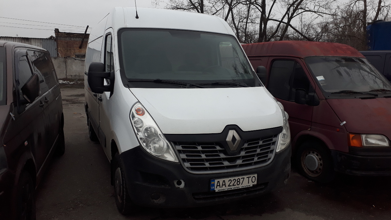 Транспортний засіб марки RENAULT модель MASTER, колір білий, 2018 р.в. об’єм двигуна 2299, № шасі (кузов, рами) VF1MAFESC60744728, державний реєстраційний номер АА2287ТО