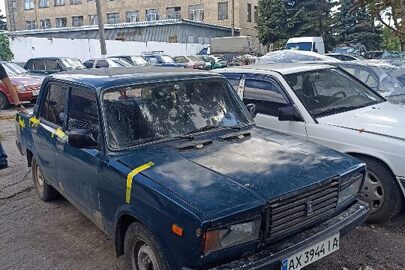 ВАЗ 21070, легковий, 2005 року випуску, номер кузова XTA21070052213616, номерний знак АХ3944IА, колір зелений