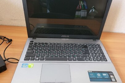 Конфіскація за рішенням суду: ноутбук марки "ASUS", модель "Х5550С, стан б/в