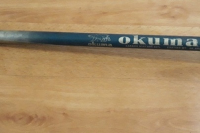 Вудка "Okuma 4004", 1 од., б/в, складна з волосінню та одним гачком