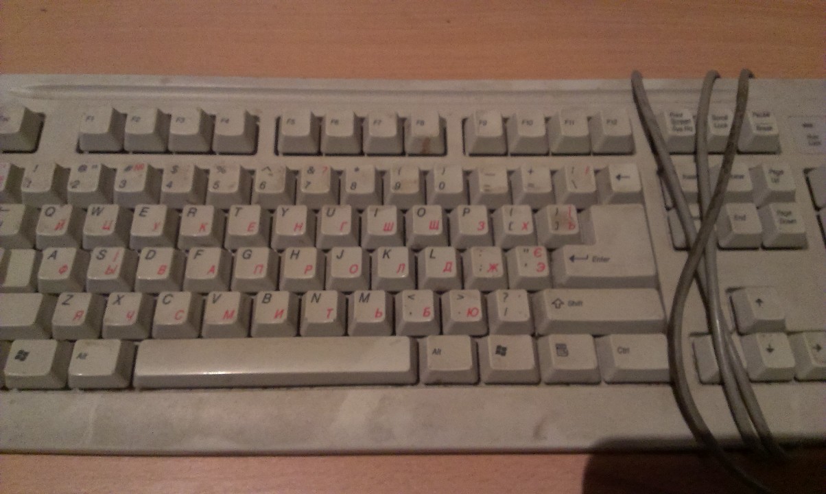 Клавіатура MITSUMI, сірого кольору, серійний № 50*KFEA4XT49UL2455*0064, модель KFKEA4XT, Б/К