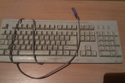Клавіатура PLEOMAX, сірого кольору, модель PKB-700, штрих код: 016040205438, Б/К