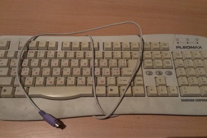 Клавіатура PLEOMAX, сірого кольору , модель PKB-700,  штрих код: 016040206830,  Б/К