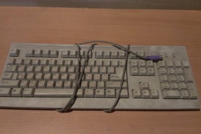 Клавіатура MITSUMI, сірого кольору, серійний № 50*KFKEA4SA48GL1300*0022, модель KFKEA4SA, Б/К