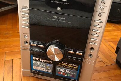 Музичний центр "Panasonic", сірого кольору, model No. SA-VK850 DVD STEREO SYSTEM AC 220-240V 290W 50-60Hz