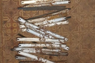 Ножовочні полотна для металу, в кількості 25 шт.