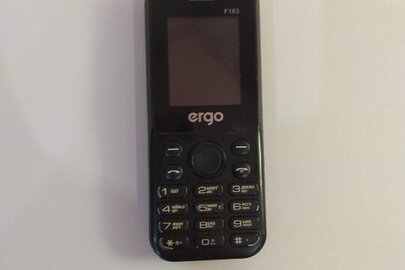 Мобільний телефон марки "Ergo", модель "F183", imei 1: 358333073723820, imei 2: 35633073723838