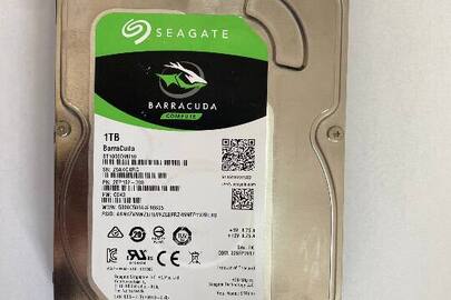 Конфісковане майно за рішенням суду: жорсткий диск "Seagate I ТВ", серійний номер № Z9AKGKRG, б/в
