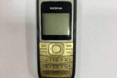 Конфісковане майно за рішенням суду: мобільний телефон "Nokia 1200" imei 358057/01/002928/6 з SIM-карткою "Vodafone", б/в