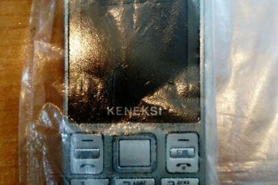 Мобільний телефон "Keneksi X-8", сірого кольору, б/в