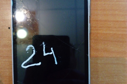 Мобільний телефон «Blackview» сірого кольору, пошкоджений, б/в