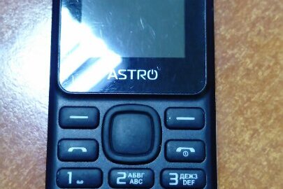 Мобільний телефон марки «Astro», б/в, робочий стан невідомий