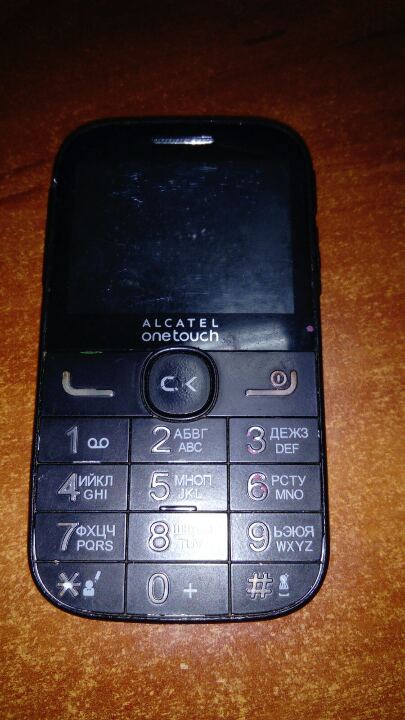 Мобільний телефон марки «Alcatel», б/в, робочий стан невідомий