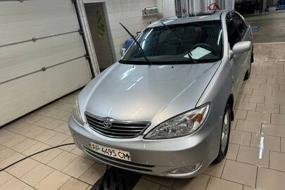 Легковий автомобіль TOYOTA CAMRY, ДНЗ АР4495СМ, 2003 р. в., сірого кольору, кузов № 6T1BF38K93X903239 