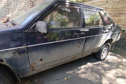 Легковий седан, ВАЗ 21099, ДНЗ АР7571АЕ, 2005 р. в., синього кольору, ідентифікаційний номер шасі Y6D21099050014762