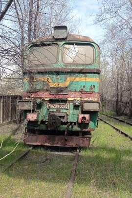 Тепловоз маневровий № 0028 М62УП, інвентарний номер 11458