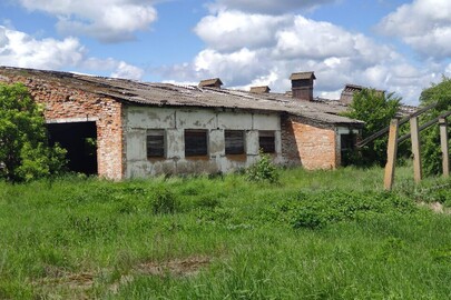 Нежитлова будівля, телятник (позначений на плані літерами К-1, к-1, к1-1, к3-1, к4-1, к5-1), загальною площею 1202,1 кв.м, що розташований за адресою: Чернігівська обл., Ріпкинський р-н, с. Грабів, вулиця Шевченка, будинок 12к