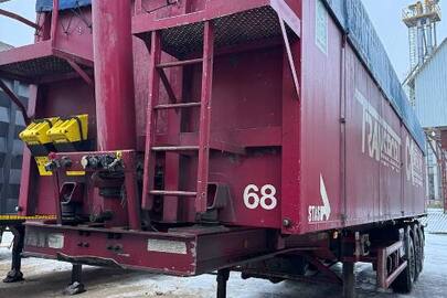 Напівпричіп STAS SA33-9K, 2001 року випуску, червоного кольору, реєстраційний номер СВ1589ХО, VIN/номер шасі (кузова, рами): YE6SA339K100R0333