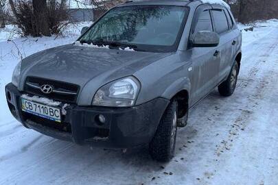 Автомобіль HYUNDAI TUCSON, 2013 року випуску, сірого кольору, реєстраційний номер СВ7110ВС, VIN/номер шасі (кузова, рами): Y6LJM81BPEL212235