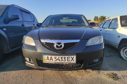 Транспортний засіб MAZDA модель: 3, 2008 року виробництва. Номер кузова: JMZBK12Z581682944, державний номер АА5433ЕХ