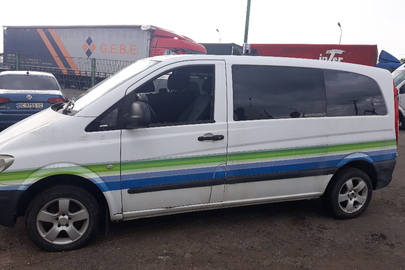 Транспортний засіб «MERCEDES-BENZ VITO», 2007 року випуску, ДНЗ ВС7681ЕЕ, номер кузова WDF63960113345594, білого кольору, об'єм двигуна: 2148 см.куб., вид пального - дизель