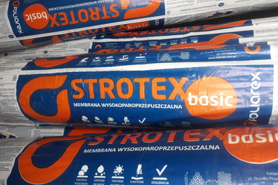 Плівка високопаропропускна торговельної марки "STROTEX BASIK" в рулонах - 8 шт.