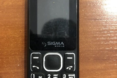Мобільний телефон марки "Sigma», IMEI: відсутній, з сім-картою мобільного оператора «Київстар»