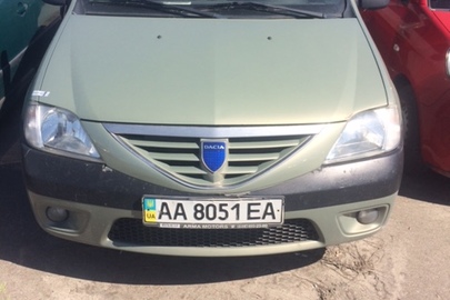 Транспортний засіб DACIA LOGAN MCV90K, 2007 року випуску, ДНЗ : АА8051ЕА, номер кузова: UU1KSD0D538306389