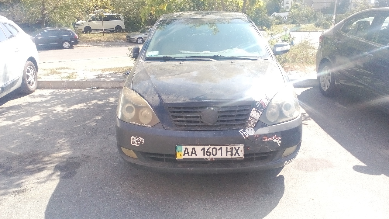 Транспортний засіб GEELY MR 7180, 2008 року випуску, ДНЗ: АА1601НХ, номер кузова ( шасі, рами) : Y7CMR718080107698