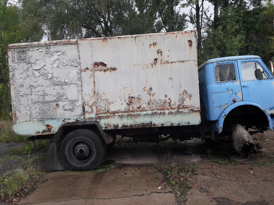 Транспортний засіб вантажний автомобіль МАЗ - 5334 (фургон), 1992 року випуску, ДНЗ: АІ6960ЕЕ, номер кузова (шасі, рами): ХТМ533400М00137863