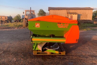 Розкидач міндобрив Amazone ZAM 1501, Заводський (серійний) номер ZAM0134115, 2019 року випуску, зеленого кольору