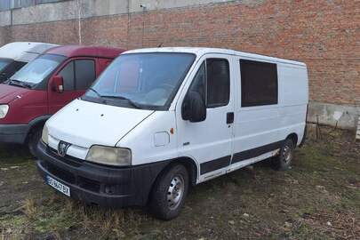 Легковий автомобіль PEUGEOT BOXER, 2005 р. в., ДНЗ ВО8647ВХ, № кузова VF3ZBRMFB17737614