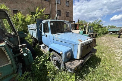 Транспортний бортовий засіб марки ГАЗ 3307227, ДНЗ АМ9064ВН, 1991 р.в., синього кольору, номер шасі ( кузова/ рами ) XTH330700M1468350
