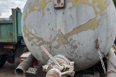 Цистерна асенізаційна марки ГАЗ 53, 1990 р.в., синього кольору, д.н.з. АМ4764ВВ, номер шасі (кузова/ рами) 177375/4100G, XTH531900L1262463