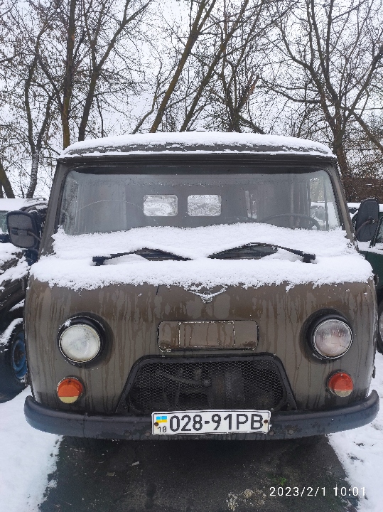 Колісний транспортний засіб марки УАЗ 452А ДНЗ 028-91РВ, 1978 р.в., зеленого кольору, номер шасі 157161