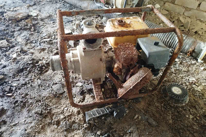 Конфіскація майна за ухвалою суду:мотопомпа китайського виробництва, технічний стан не перевірявся