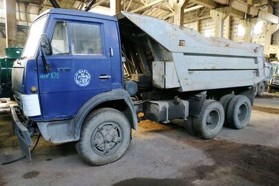 Вантажний автомобіль: КАМАЗ-55111 (самоскид), 1989 р.в., синього кольору, ДНЗ: ВВ2050АН, VIN: XTC 551110K0017840