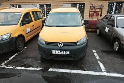 Транспортний засіб марки Volkswagen, модель Caddy, реєстраційний номер СВ4128ВС, VIN: WV2ZZZ2KZEX105325, 2014 року випуску, колір жовтий