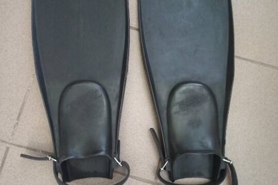 Конфісковане майно за рішенням суду : ласти - 2 шт., автошина -1 шт., б/в