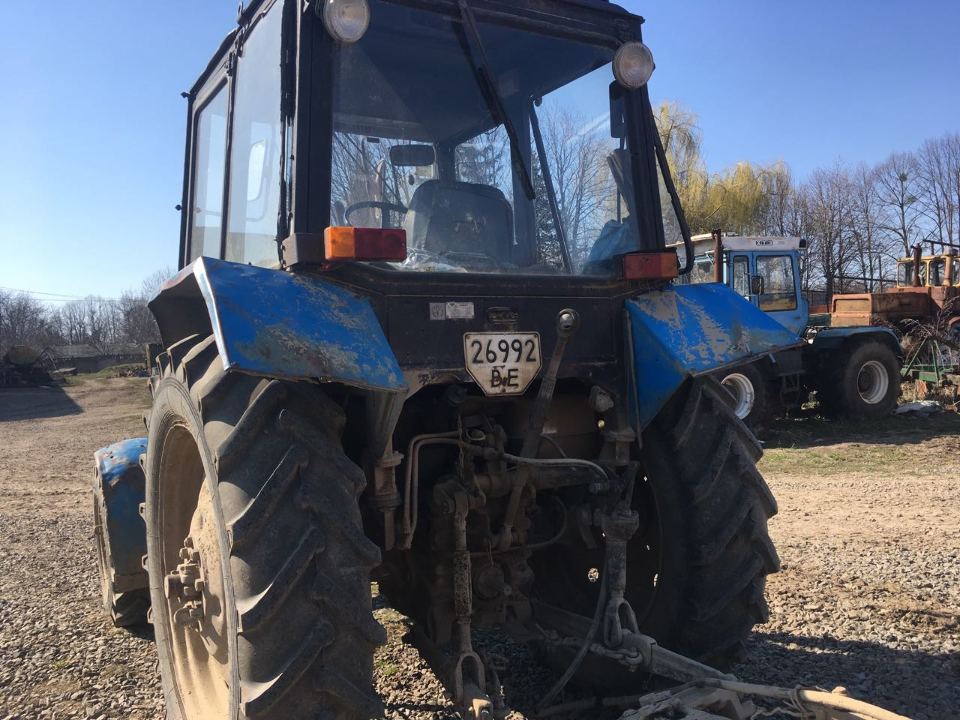 Трактор колісний БЕЛАРУС - 82.1, 2006 року випуску, синього кольору, заводський номер: 80833346, ДНЗ 26992ВЕ