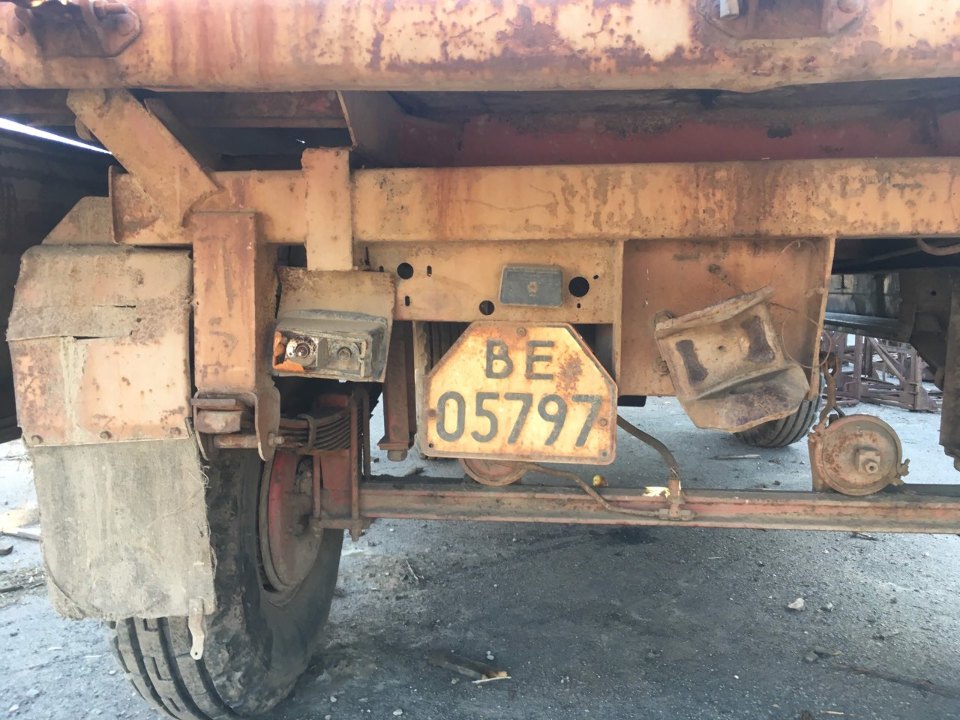 Причіп марки ПСЕ-Ф-12, 5Б, 1992 року випуску, коричневого кольору, заводський номер: 059105, ДНЗ ВЕ05797
