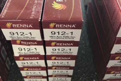 Фарба для волосся "RENNA hair color cream" в кількості 10 шт., ємкістю 60 мл. кожна, в упавковці виробника, колір "912-1"