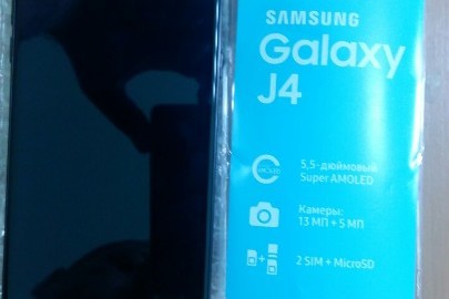Мобілиний телефон "SAMSUNG GALAXY J4", модель SM-J400F/DS S/N RZ8KВ027НSR, IMEI: 358302/09/512864/9, ІМЕІ: 358303/09/512864/7, без упаковки та аксесуарів, без батареї живлення