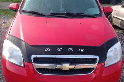 Легковий автомобіль CHEVROLET AVEO, ДНЗ AP7618KE, 2007 року випуску, червоного кольору, № кузова KL1SF69YE8B089019