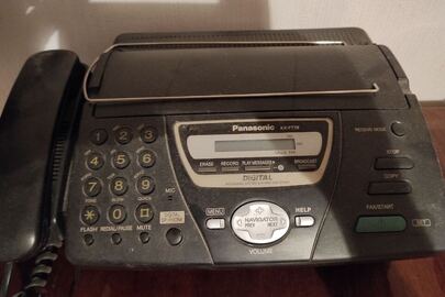 Телефон факс PANASONIC KX-FT78, чорного кольору, вживаний 