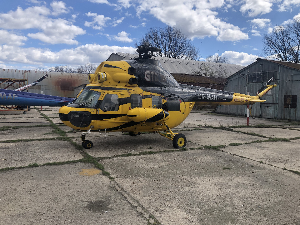 Вертоліт, тип/модель: Мі-2, державний і реєстраційний знак: UR-MAH, заводський (серійний номер): 529942106, рік виготовлення: 1986, максимальна злітна маса: 3,550 кг