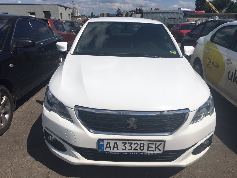 Автомобіль, марка PEUGEOT, модель 301, рік випуску 2019, реєстраційний номер АА3328ЕК, VIN/номер шасі (кузова, рами): VF3DDHMZ6KJ744355