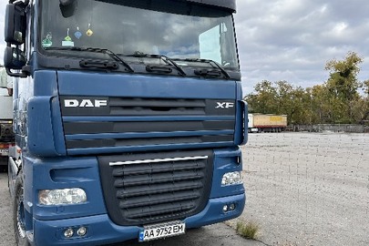 Вантажний транспортний засіб, марка DAF, модель FT XF 105.460, 2012 року випуску, VIN: XLRTE47MS0E971172, ДНЗ АА9752ЕМ, колір синій