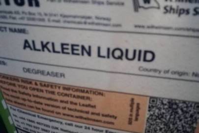 Хімічна речовина "ALKLEEN LIQUID" у кількості 50 літрів